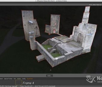 3DEqualizer使用摄影图片建模练习：图片建模