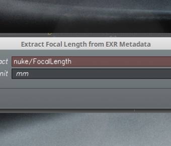 3DE从EXR图片中提取Focal Length/Field of View