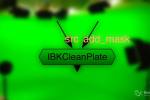 Nuke蓝绿幕干净背景板工具IBKCleanPlate v1.0