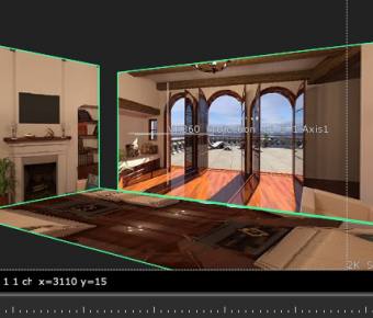 Nuke全景视频图片投影到几何体工具360_VR_Projection