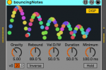 Ableton弹跳音符bouncing notes amxd插件